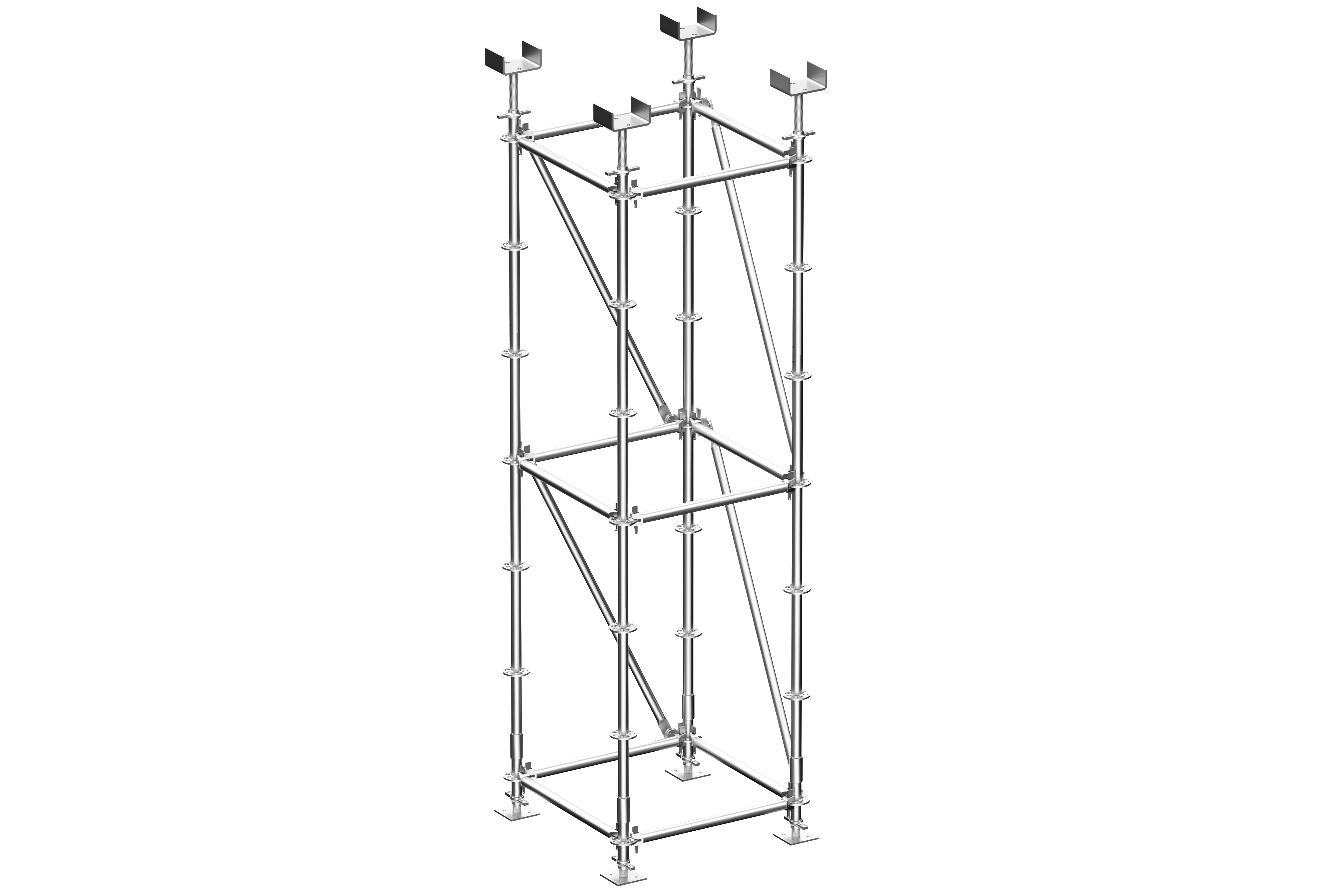 Application and Characteristics of Ringlock Scaffolding System